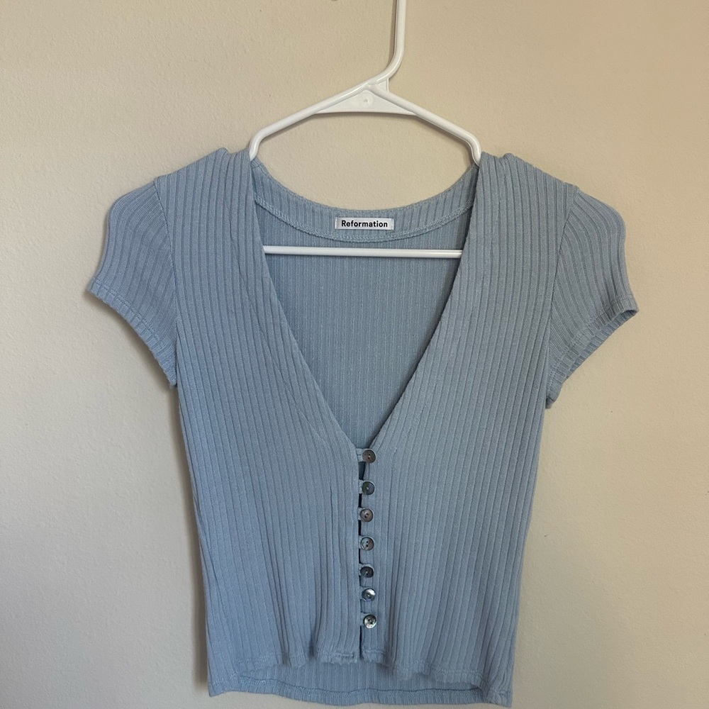 Reformation Nella Knit Top